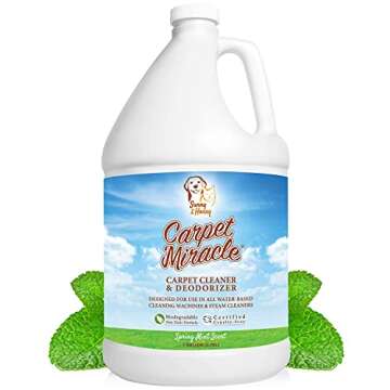 Carpet Miracle and Pet Stain & Odor Miracle Spring Mint Scent Bundle (Gallon)