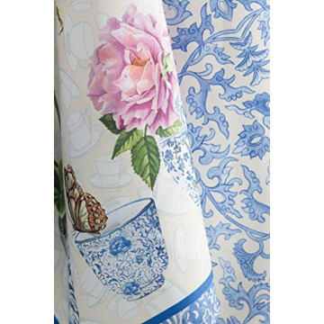 Maison d' Hermine Dish Towels 100% Cotton Kitchen Towels Absorbent Dishcloth for Home, Kitchen, Dining, Cocktail Parties & Camping, Canton - Spring/Summer (Set of 3)