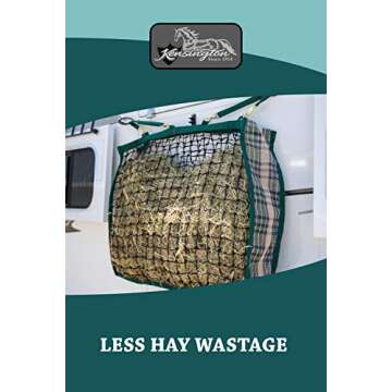 Kensington Slow Feed Hay Bag With Extra-Durable Nylon Straps Designed for Better Digestion, Colic-Free Feeding