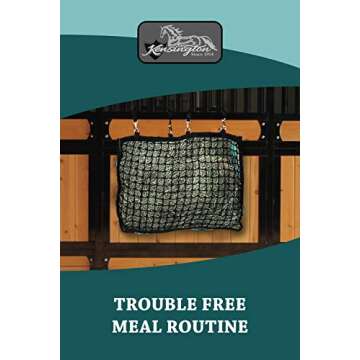 Kensington Slow Feed Hay Bag With Extra-Durable Nylon Straps Designed for Better Digestion, Colic-Free Feeding