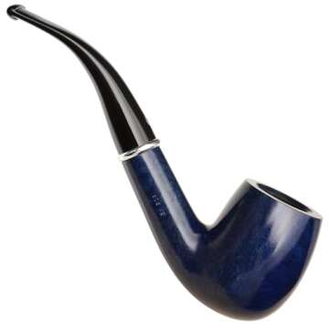 Savinelli Arcobaleno Blue 606 KS Handcrafted Pipe