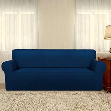 PureFit Super Stretch Sofa Slipcover – Spandex Non Slip Soft Couch Sofa Cover, Washable Furniture ...