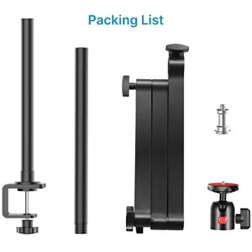 ULANZI Flexible Camera Desk Mount with 360° Ball Head