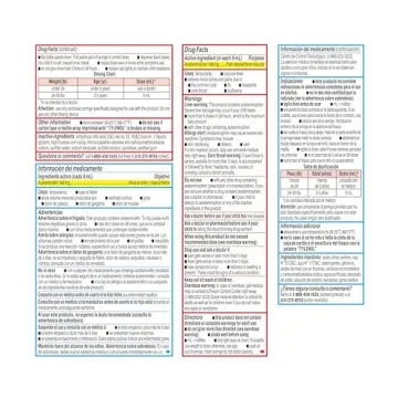 Infants' Tylenol Grape Liquid Medicine for Pain Relief