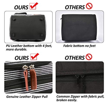 Large Double Deck Insulated Lunch Bag for Adults