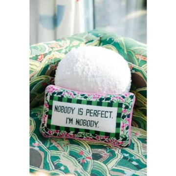 FURBISH Handmade Decorative Needlepoint Pillow 9x15