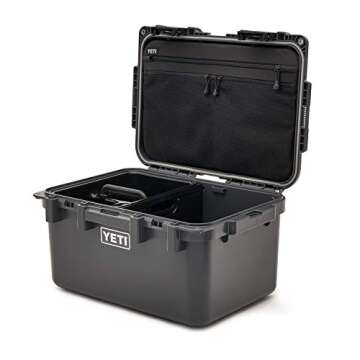 YETI LoadOut GoBox Divided Cargo Case, Charcoal