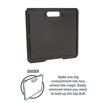 YETI LoadOut GoBox Divided Cargo Case, Charcoal