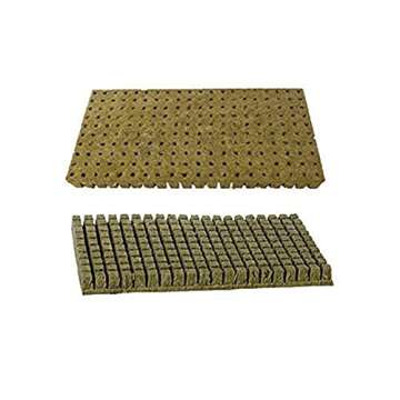 Grodan A-OK 1"x1" Sheet of 200 Rockwool / Stonewool Starter Cubes for Cuttings, Cloning, Plant Propa...