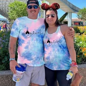 Magic Castle Tank Women Magic Kingdom Graphic Vest Summer Casual Vacation Sleeveless Tanks Tops XX-Large