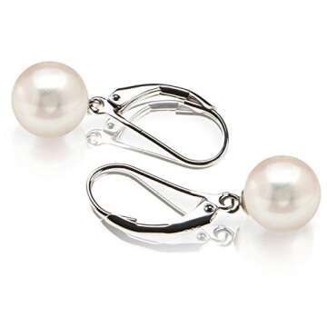 Elegant PAVOI Simulated Shell Pearl Earrings for Every Occasion