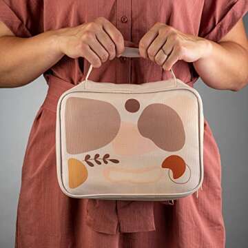 DIVERSEBEE Bible Cover: Stylish Zippered Bible Carrying Case for All