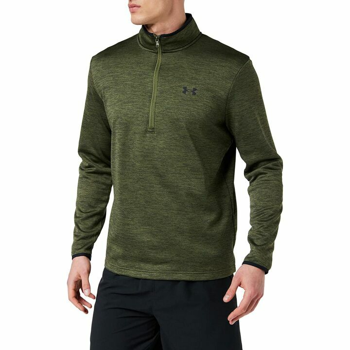 Under Armour Men's 1/2 Zip Fleece T-Shirt for Activewear