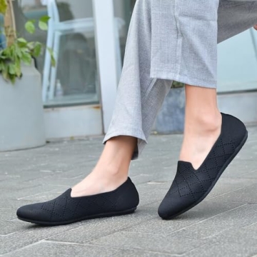 Comfortable Ballet Flats with Memory Foam Insoles