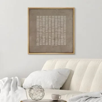 Modern Geometric Framed Canvas Art for Home Decor