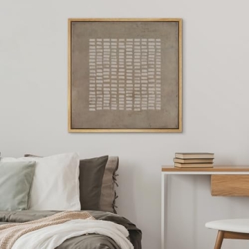 Modern Geometric Framed Canvas Art for Home Decor