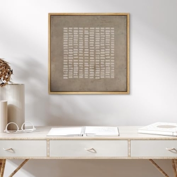 Modern Geometric Framed Canvas Art for Home Decor