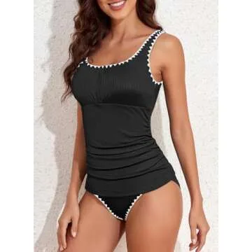 Elegant Aleumdr Tankini Set for Women - Tummy Control & Style