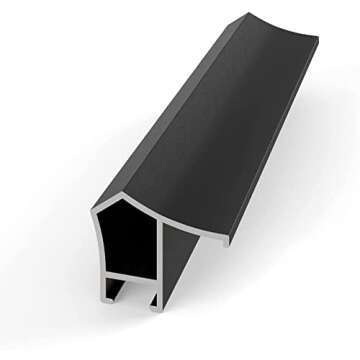 Frame My TV Deco TV Frames Alloy Prismatic - Anodized Black Bezel Compatible ONLY with Samsung The Frame TV (55", Fits 2021-2025 Frame TV)