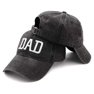 Hiwelove Dad Hats for Men Dad to Be Trucker Hat Fathers Day Dad Gifts Baseball Cap Birthday Gifts for Dad Husband Father Daddy