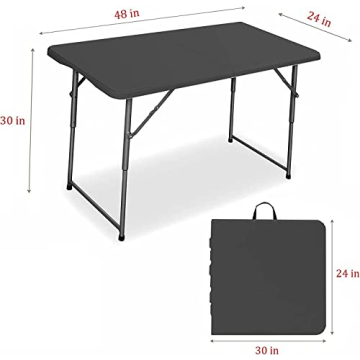 Edtian Folding Table - Compact & Portable for Every Occasion