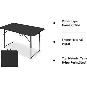 Edtian Folding Table - Compact & Portable for Every Occasion