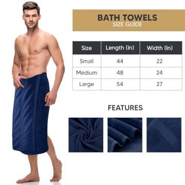 Utopia Towels 4 Pack Premium Bath Towel Set, (27 x 54 Inches) 100% Ring Spun Cotton 600GSM, Lightwei...