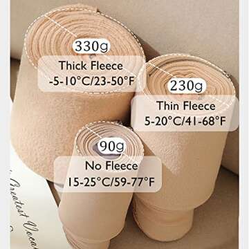 IZYJOY Fleece Lined Thermal Thick Tights for Women