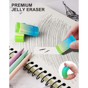 20PACK Mechanical Pencil, 8Pcs 0.5 0.7mm Mechanical Pencils Set With Eraser and 480 Pcs Refills, Cute Colored Preppy School Supplies Gift for Girls Writing - Come With Custom Case