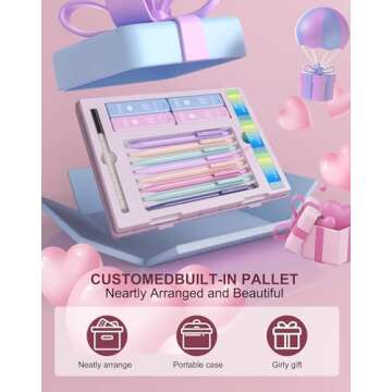 20PACK Mechanical Pencil, 8Pcs 0.5 0.7mm Mechanical Pencils Set With Eraser and 480 Pcs Refills, Cute Colored Preppy School Supplies Gift for Girls Writing - Come With Custom Case