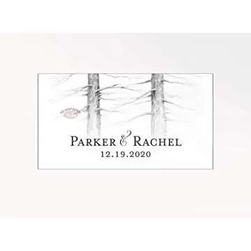 Alternative Wedding Guest Book, Pine Tree Guest Book Custom Wedding Guestbook, Wedding Guest Book Ideas, Rustic Guestbook Tree Alternative, Free Sign, GladPaper