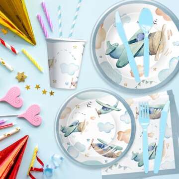 Airplane Party Decorations Set for Unforgettable Events