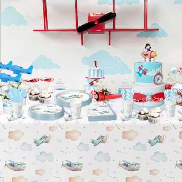 Airplane Party Decorations Set for Unforgettable Events