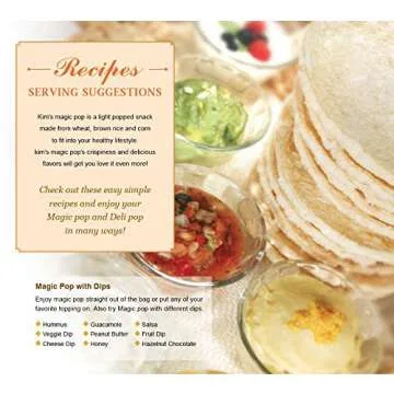 Kim's Magic Pop Original Flavor 12-Pack: Freshly Popped Rice Cakes, Healthy Grain Snack, 0 Weight Watchers Point