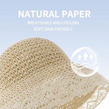 Hvididan Baby Straw Hat for Summer Beach Adventures