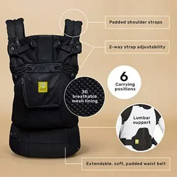 LÍLLÉbaby Complete Ergonomic Baby Carrier for Newborns