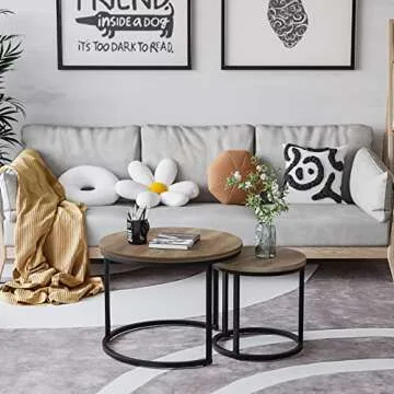 Stylish Smuxee Nesting Coffee Table Set for Living Room
