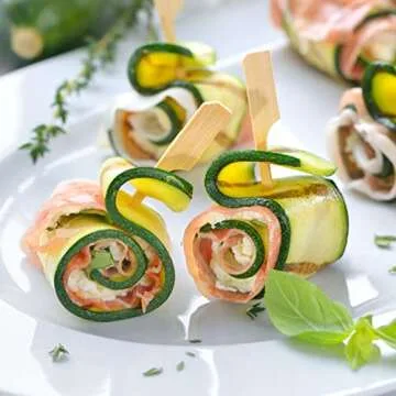 200 PCS Bamboo Skewers for Appetizers, 4.7 Inch Toothpicks, Cocktail Picks for Drinks, Fruit Kababs,...