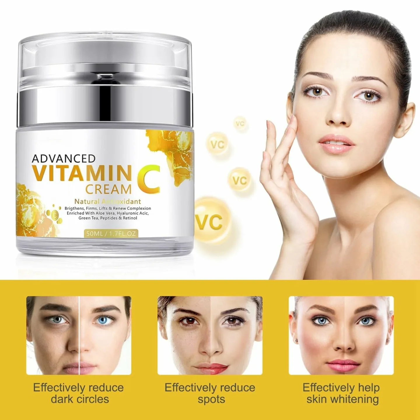 Vitamin C Face Cream - Anti Aging Moisturizer