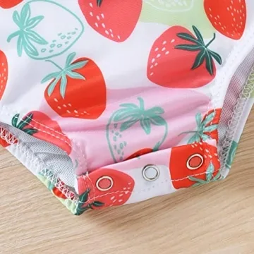 Cute One Piece Toddler Swimsuit for Baby Girls