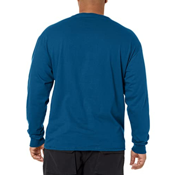 Hanes Men's Beefy Long Sleeve Henley Shirt