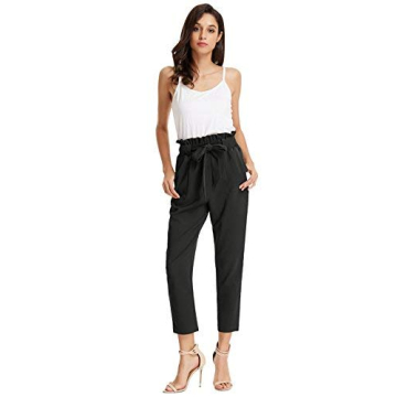 Stylish GRACE KARIN Women's Paper Bag Waist Pants Online