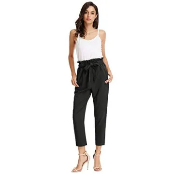 Stylish GRACE KARIN Women's Paper Bag Waist Pants Online