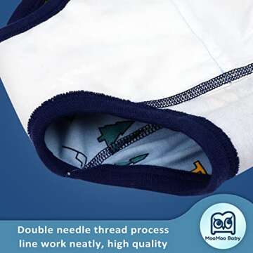 MooMoo Baby Cotton Training Pants for Toddler Potty Training