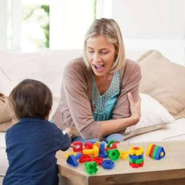 LotFancy 24pcs Nuts and Bolts for Kids - Fine Motor Skills