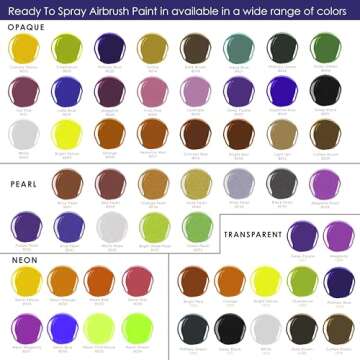 U.S. Art Supply 24 Color Acrylic Airbrush Paint Set