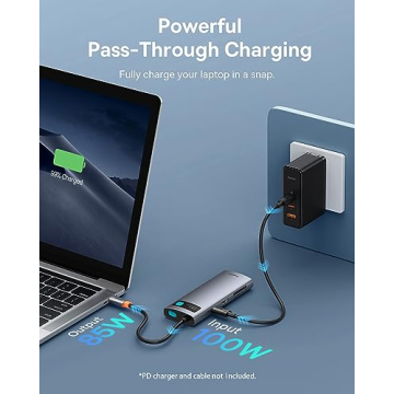 Baseus USB C 7-in-1 Hub, 4K HDMI Adapter for All Devices