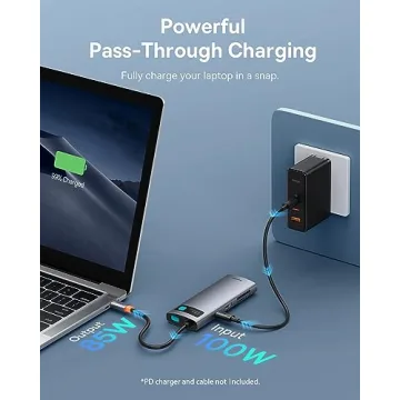 Baseus USB C 7-in-1 Hub, 4K HDMI Adapter for All Devices