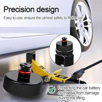 (2025 New Version) Lifting Jack Pad Jack Rubber Pad Stand Protects with Storage Box for Tesla Model 3/S/X/Y(Protects Battery & Chassis), Bonus Included