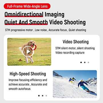 VILTROX FE 24mm f/1.8 F1.8 Full Frame Auto Focus Wide Angle Lens for Sony E Mount a7 a6500